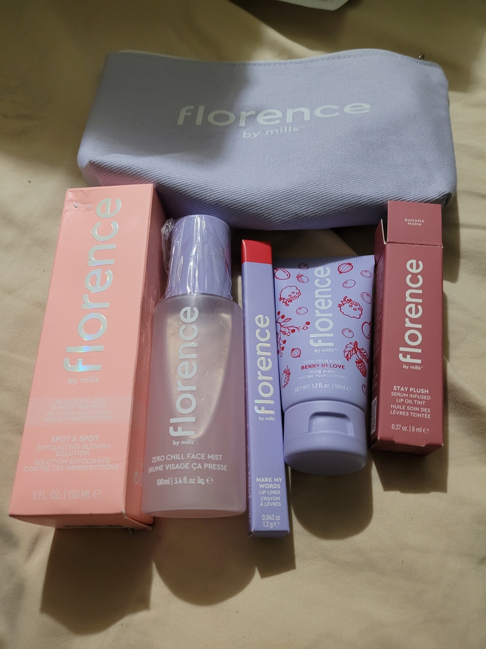 Florence Skincare and Lip Set